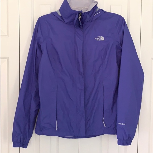 💜Purple North Face Rain Jacket💜